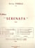 Serenata op.6 --- baryton et piano