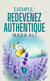 Exemple : redevenez authentique
