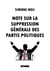 Note sur la suppression générale des partis politiques
