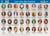 10.ROIS DE FRANCE/PRESIDENTS - MINI POSTER LE PETIT NICOLAS