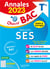 Annales bac - Sujets et corrigés : spécialité SES - terminale (édition 2023)