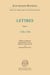 Oeuvres complètes t. 18 à 24 - lettres