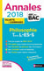 Annales Bac - Philo - Terminale L, Es, S