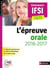 Concours IFSI - préparation à l'épreuve - l'épreuve orale 2016-2017