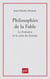 Philosophies de la fable : La Fontaine et la crise du lyrisme