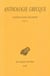 Anthologie grecque Tome 3 - L6