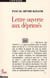 Lettres ouvertes aux déprimés