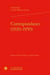 Correspondance (1920-1950)
