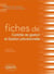 Fiches de contrôle de gestion et gestion prévisionnelle