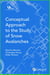 Conceptual approach to the study of snow avalanches