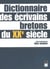 Dictionnaire des écrivains bretons du XXème siècle