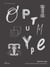 Optimum type - custom typography design and application