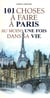 101 choses à faire à paris