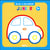 Bloc à colorier junior - voiture