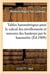 Tables barometriques pour faciliter le calcul des nivellements - et des mesures des hauteurs par le