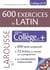 600 exercices de latin, spécial collège