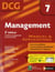 Management DCG - Épreuve 7 - Manuel et applications DCG Livre