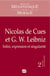 Revue de métaphysique et de morale n.2011/2 : Nicolas de Cues et G.W. Leibniz - infini, expression et singularité