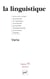 Revue La Linguistique n.55 : 2019/2