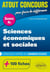 Atout concours : Sciences économiques et sociales - Concours d'entrée Sciences Po - 100 fiches