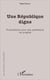 Republique digne propositions pour une presidence de progres