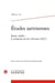 Études sartriennes n.22 : Sartre inédit : le mémoire de fin d'études (1927)