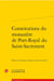 Constitutions du monastère de Port-Royal du Saint-Sacrement