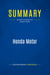 Summary: Honda Motor : Review and Analysis of Sakiya's Book