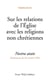 Sur les relations de l'Église avec les religions non chrétiennes - nostra ætate - déclaration du 28 octobre 1965
