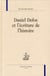 Daniel defoe et l'écriture de l'histoire