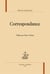Correspondance