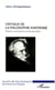 Critique de la philosophie kantienne