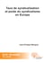 Taux de syndicalisation et poids du syndicalisme en europe