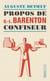 Propos de O. L. Barenton, confiseur