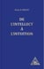 De l'intellect à l'intuition
