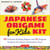 Japanese origami kit for kids