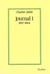 Journal t.1 - ténèbres en terre froide (1957-1964)