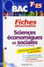 Objectif bac - fiches détachables - sciences économiques et sociales - terminale es