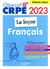 Objectif CRPE 2023 - Français - La leçon - épreuve orale d'admission