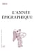 L'ANNEE EPIGRAPHIQUE n.2015