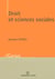 Droit et sciences sociales