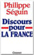 Discours pour la France