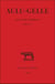 Les Nuits attiques. Tome I: Livres I-IV