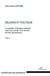 La question théologico-politique chez Karl Löwith, Carl Schmitt et Hans Blumenberg Tome 2 - religion et politique