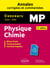 Physique-chimie : MP - Annales corrigeées et commentées - Concours 2023/2024