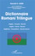 Dictionnaire romani trilingue - anglais/français/romani - english/french/romani - englisicka/francaisicka/romani alavari