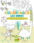 Mon bloc de coloriages les dinos - mandalas, point par point, pixels, colomagiques