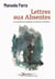 Lettres aux absentes : Correspondances imaginaires de femmes en résistance