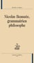 Nicolas Beauzée, grammairien philosophe