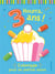 Hourra, 3 ans ! coloriage pour les petites mains